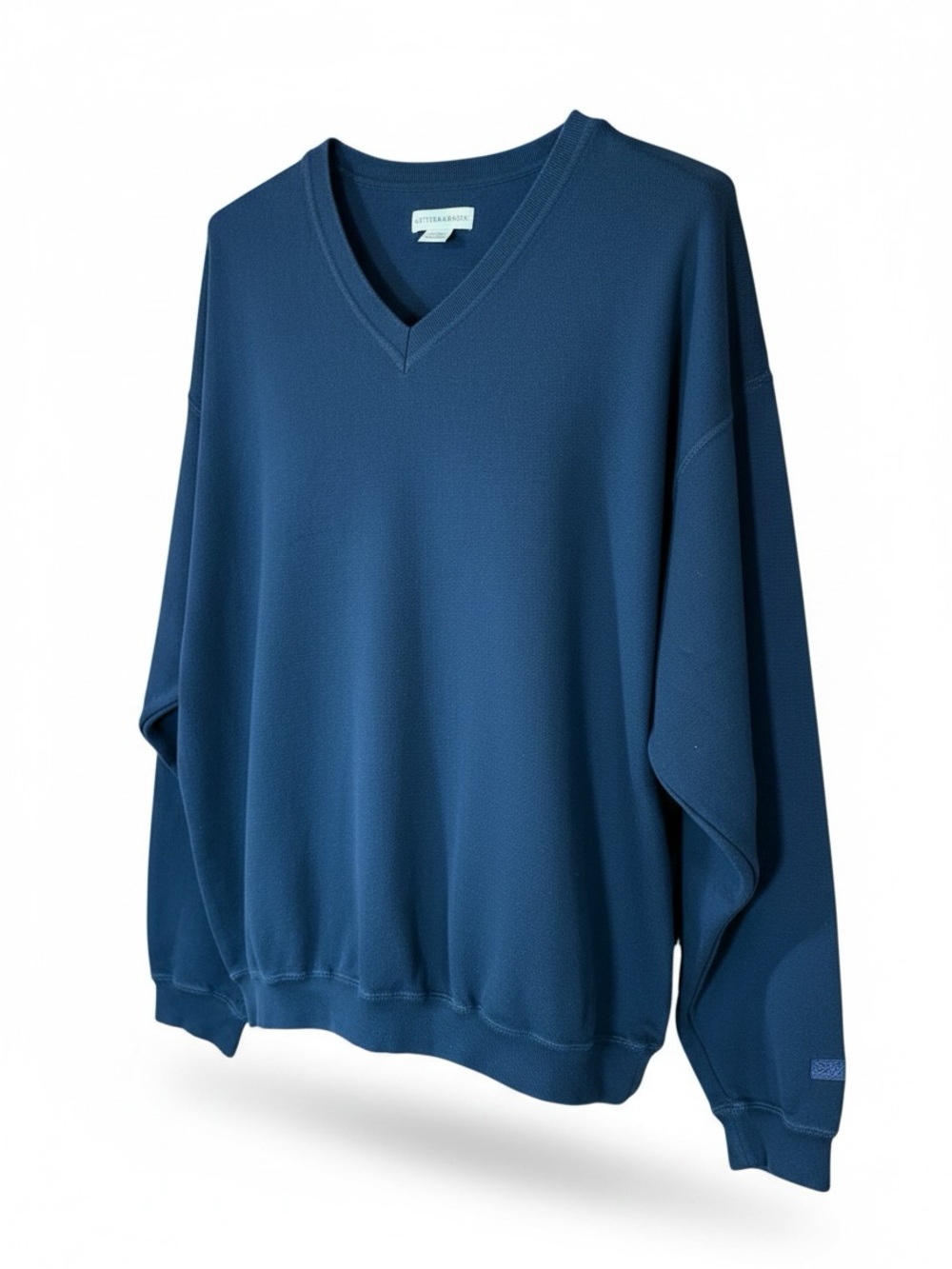 Cutter & Buck Men's V-Neck Sweater in Navy Blue